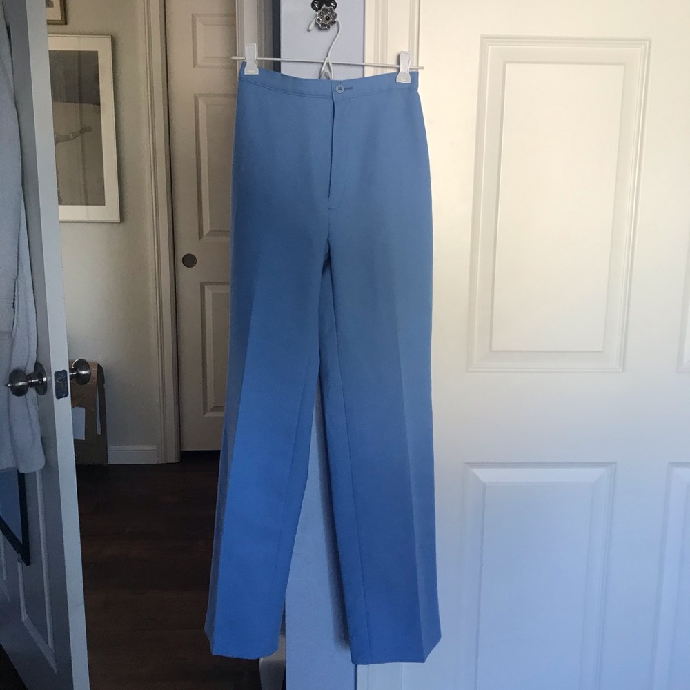 Vintage 70s baby blue slacks